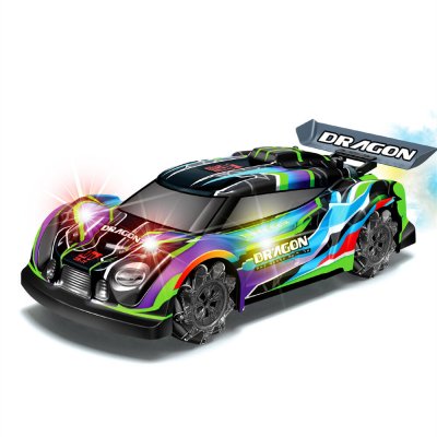 KYAMRC YL-66 1/14 2.4G 4WD RC Car Lateral Drift Spray LED Light 360°Rotation Stunt Vehicles Models Remote Control Toys COD