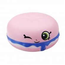 Meistoyland Squishy Burger Bread Soft Slow Rising Bun Kawaii Cartoon Toy Squeeze COD