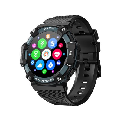 LOKMAT ATTACK 2 PRO 1.39 inch TFT 50 Meters Waterproof SpO2 Blood Oxygen Heart Rate Monitor Multi-sport Modes Smart Watch COD