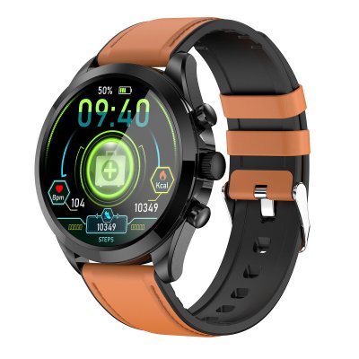 ET440 1.39 inch HD Screen bluetooth Call ECG Heart Rate Blood Pressure SpO2 Monitor Sleep Monitoring Multi-sport Modes Music Playback IP67 Waterproof Smart Watch